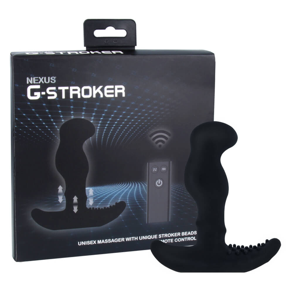 E-shop Nexus G-stroker - vibrátor na diaľkové ovládanie prostaty (čierny)