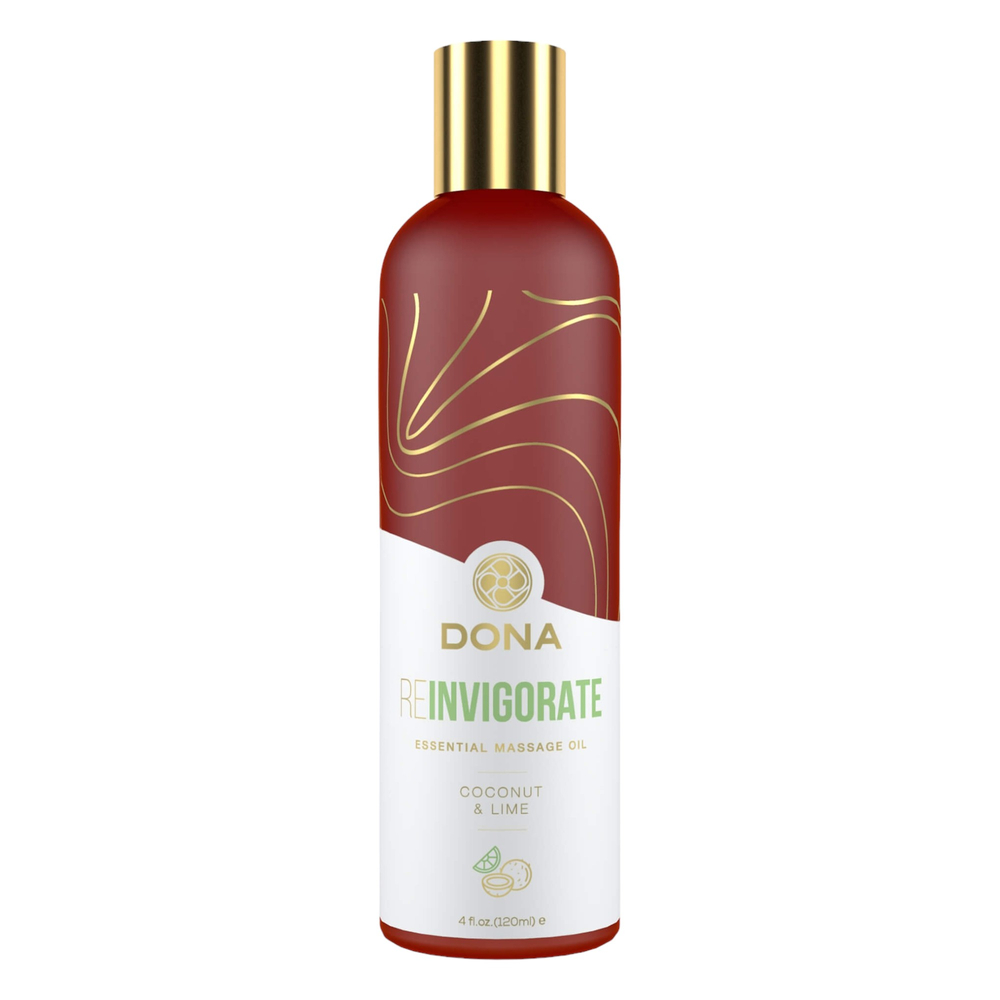 E-shop Dona Reinvigorate - vegánsky masážny olej - kokosová limetka (120 ml)