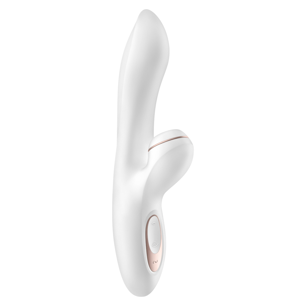 E-shop Satisfyer Pro+ G-spot - stimulátor klitorisu a vibrátor na bod G (biely)