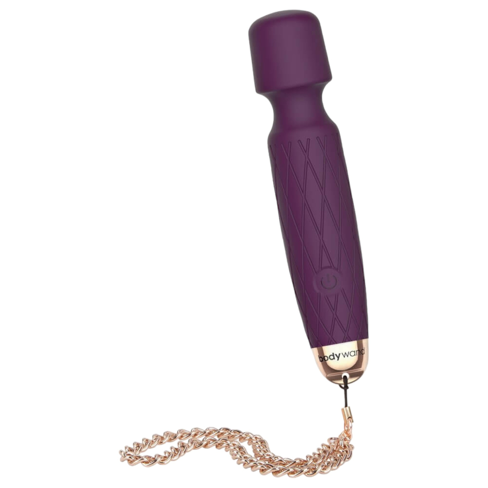 E-shop Bodywand Luxe - dobíjací mini masážny vibrátor (fialový)