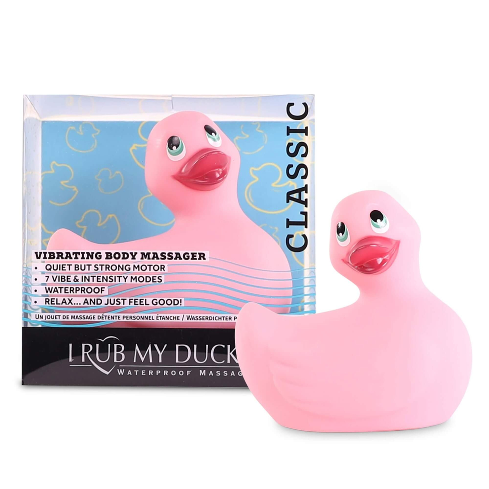 E-shop My Duckie Classic 2.0 - vibrátor na klitoris - hravá vodotesná kačička (ružová)