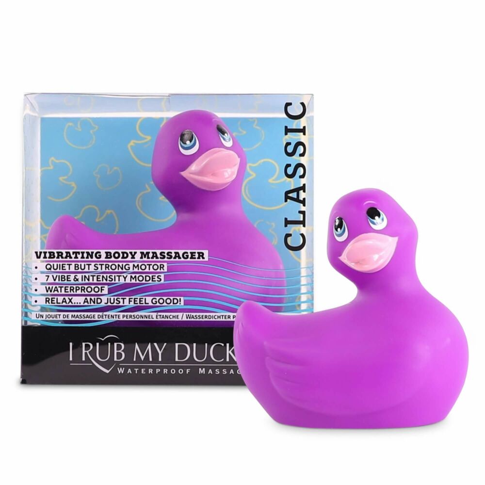 E-shop My Duckie Classic 2.0 - vibrátor na klitoris - hravá vodotesná kačička (fialová)