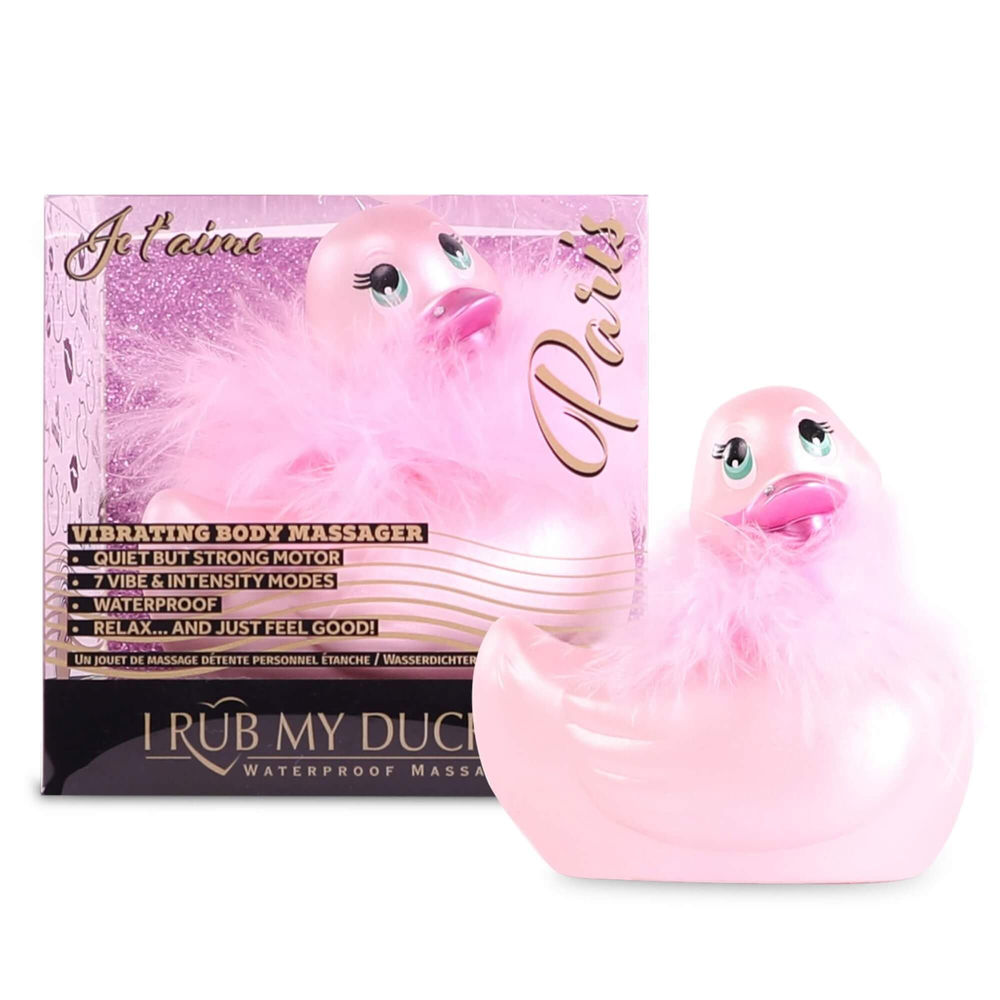 E-shop My Duckie Paris 2.0 - vibrátor na klitoris - hravá vodotesná kačička (ružová)