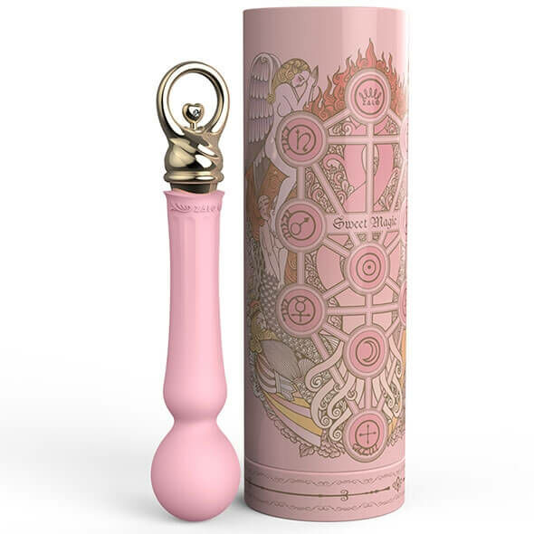 E-shop ZALO Confidence Heating Wand - nabíjací, luxusný masážny vibrátor (ružový)