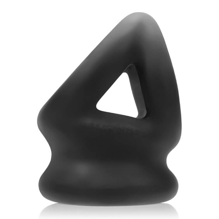 E-shop OXBALLS Tri-Squeeze - krúžok na penis (čierny)