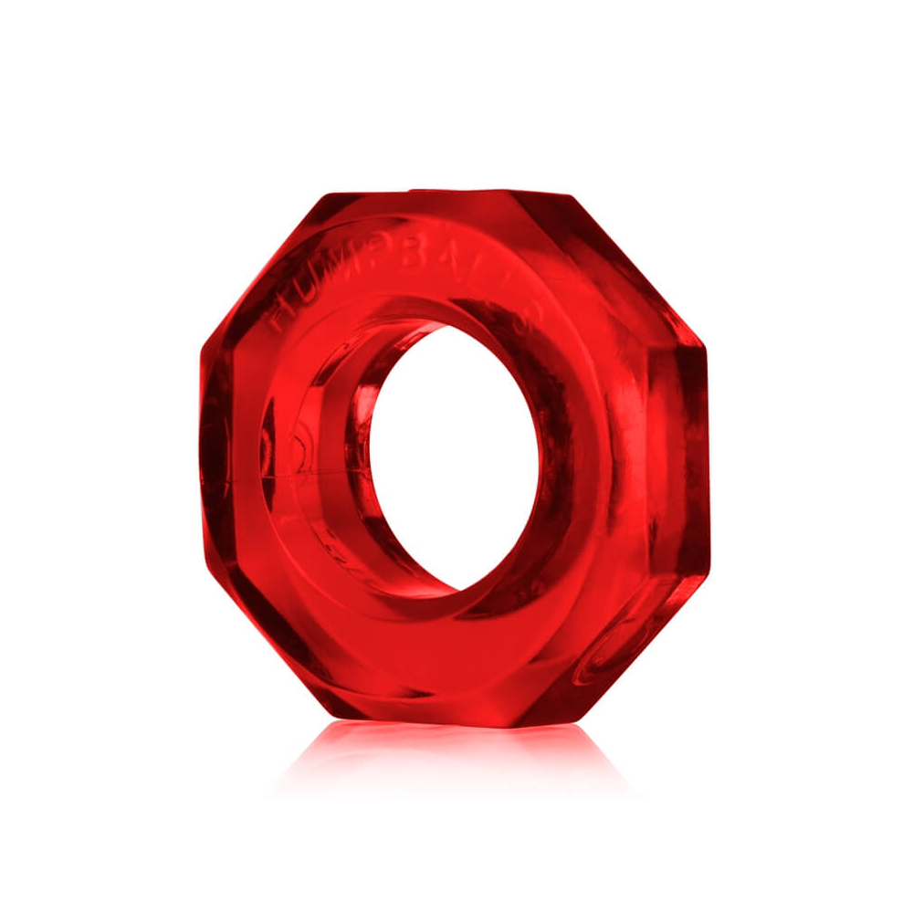 E-shop OXBALLS Humpballs - extra silný krúžok na penis (červený)