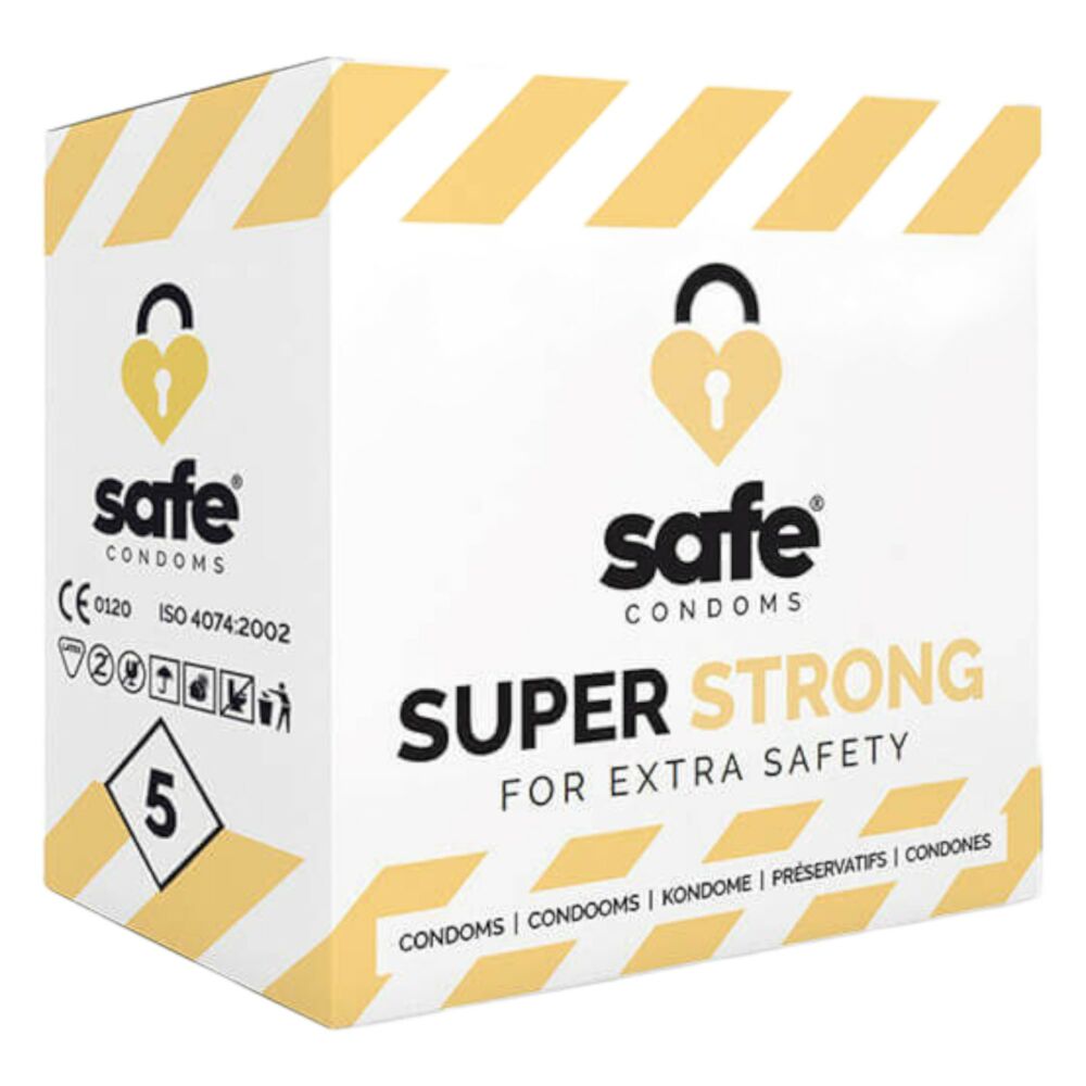 E-shop SAFE Super Strong - extra silné kondómy (5 ks)