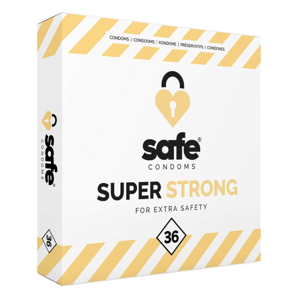 E-shop SAFE Super Strong - extra silný kondóm (36ks)