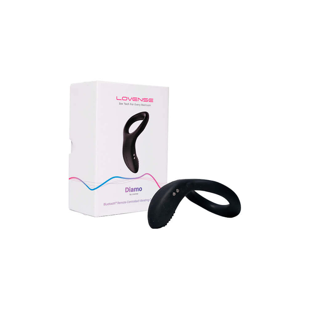 E-shop LOVENSE Diamo - inteligentný dobíjací vibračný krúžok na penis (čierny)