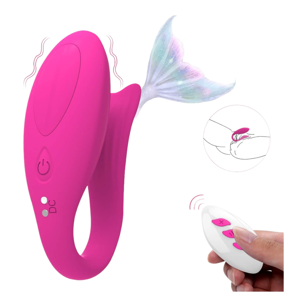 E-shop Aixiasia Ariel - nabíjací párový vibrátor (ružový)