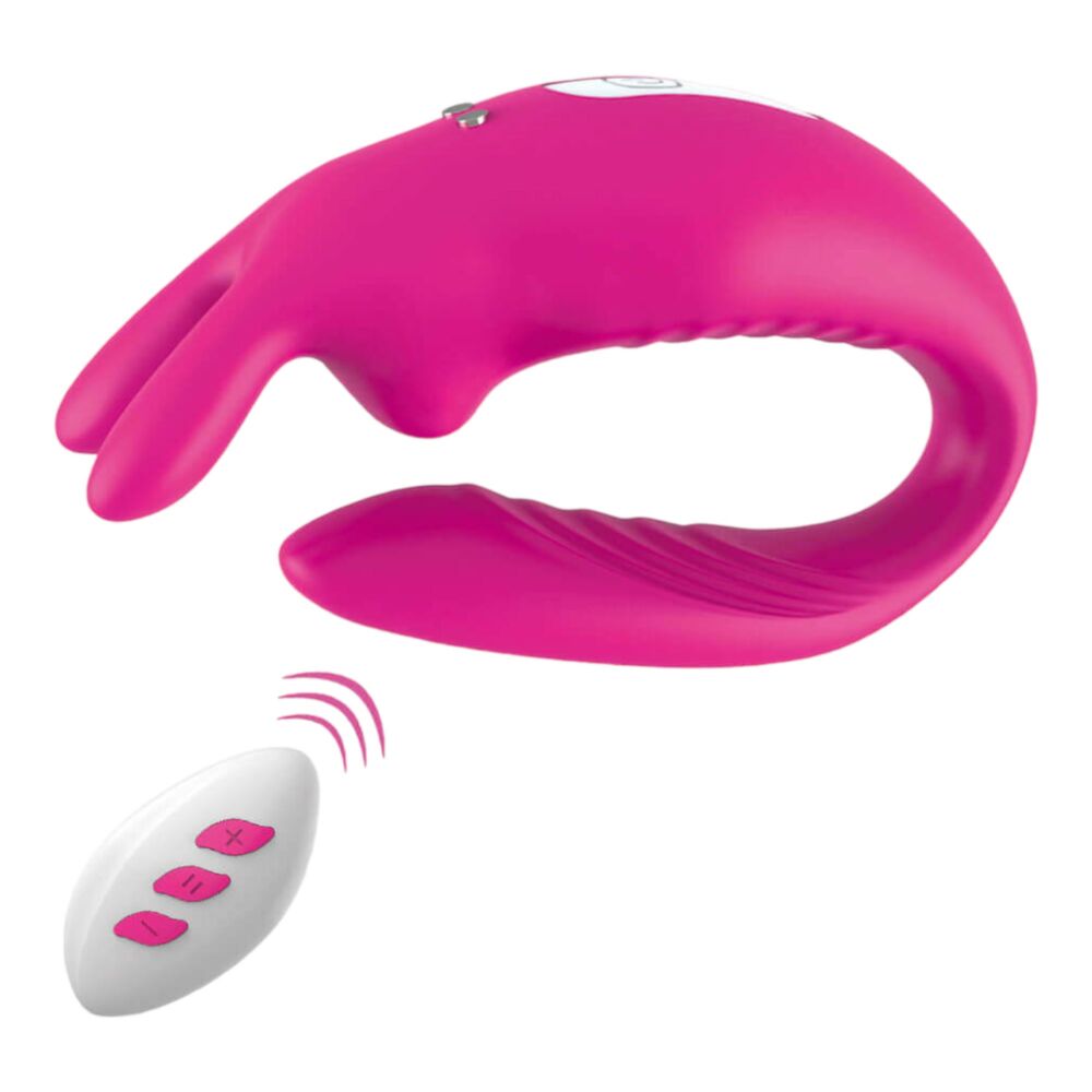 E-shop Aixiasia Hera - nabíjací párový vibrátor (ružový)