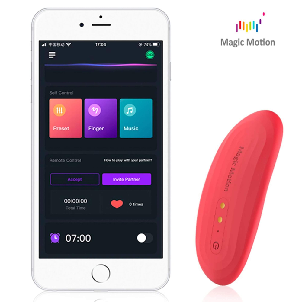E-shop Magic Motion Nyx - inteligentný, nabíjací stimulátor klitorisu (koral)