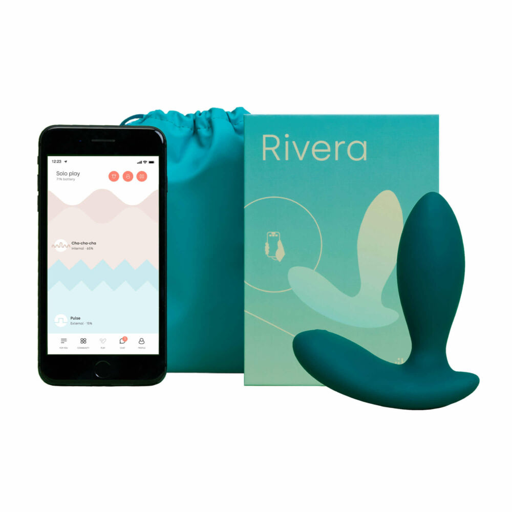 E-shop Vibio Rivera - inteligentný dobíjací análny vibrátor (zelený)