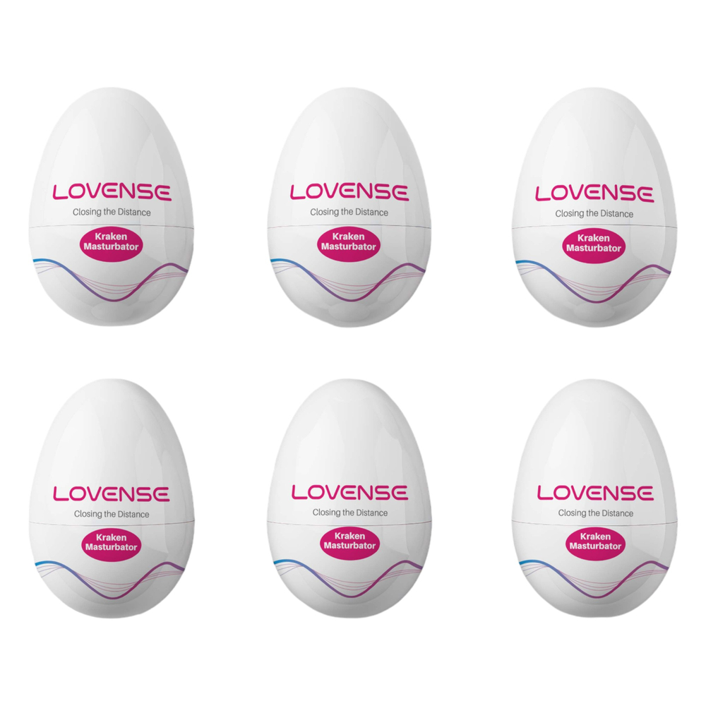 E-shop LOVENSE Kraken - masturbačné vajíčko - 6ks (biele)