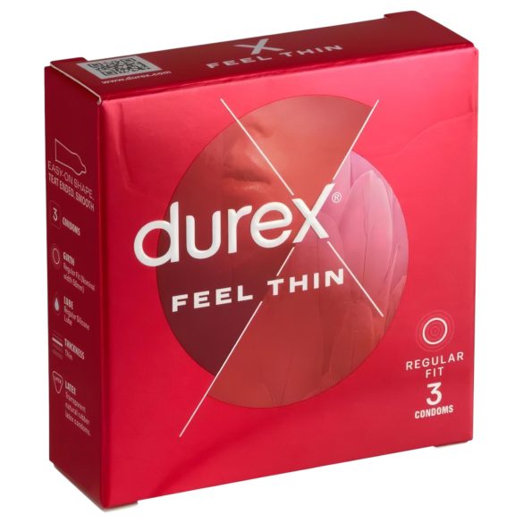Durex - kondóm - extra tenký pre prirodzený pocit - 3 ks