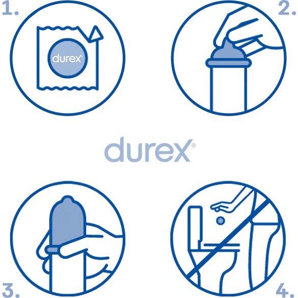 Durex - kondóm - extra tenký pre prirodzený pocit - 3 ks