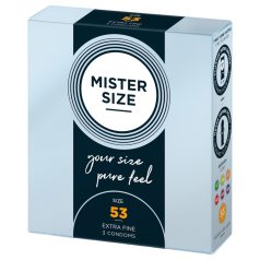 Mister Size - kondóm extra tenký - 53 mm - 3 ks