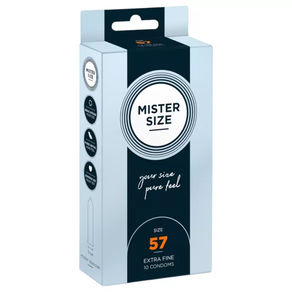 Mister Size - tenký kondóm - 57mm - 10 ks