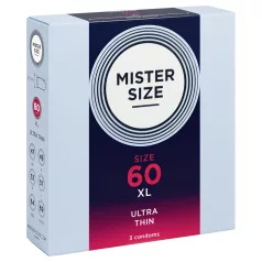 Mister Size - tenký kondóm - 60mm - 3 ks