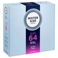 Mister Size - kondómy extra tenké - 64mm - balenie 36 ks