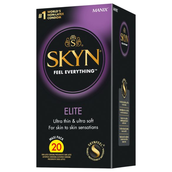 Manix SKYN Elite - ultra tenké bezlatexové kondómy (20 ks)