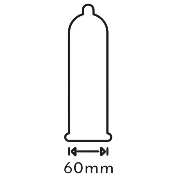 Secura Baklažán - veľký kondóm - 60mm - 48 ks