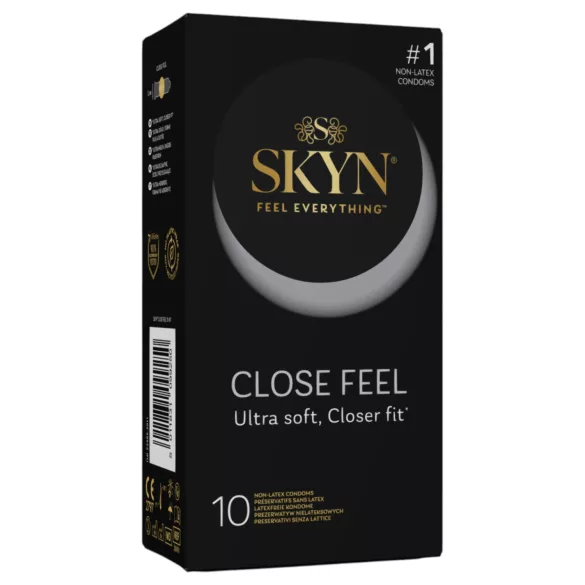 SKYN Close Feel - bezlatexový, užší kondóm (10 ks)