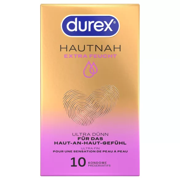 Durex Hautnah - extra lubrikované kondómy - 10 ks
