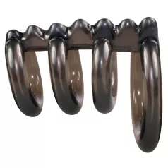   Bad Kitty - erekčný krúžok so štýlovými hrotmi - 4 kusy - silikón