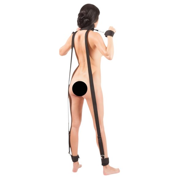 Bad Kitty - bondage sada - kompletný set - čierna