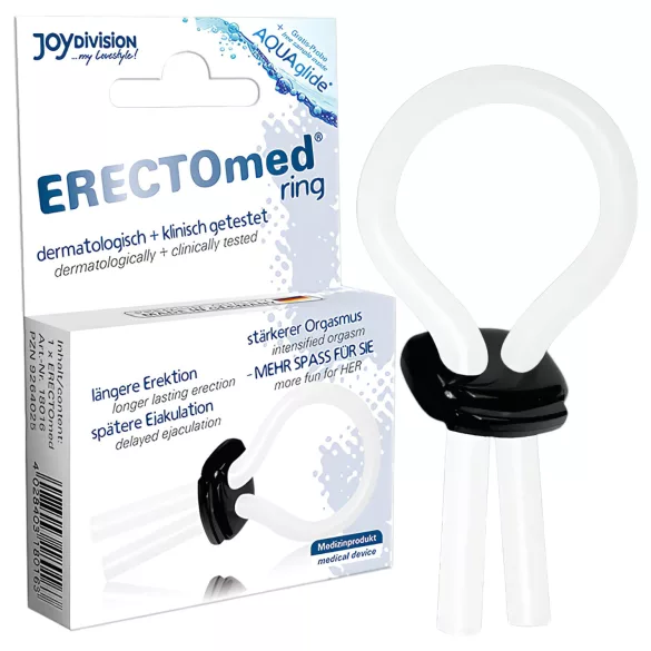ERECTOmed - nastaviteľný erekčný krúžok na penis - silikón