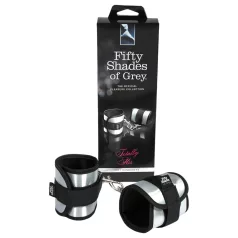 Fifty Shades of Grey - putá na zápästie - sivé - 2 ks