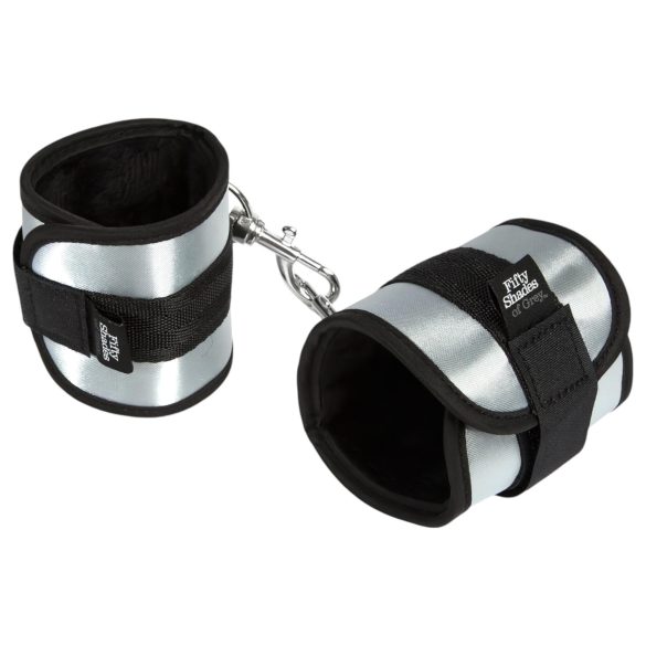 Päťdesiat odtieňov sivej - putá na zápästie (2 kusy)