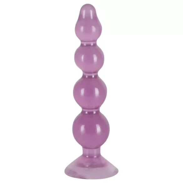 You2Toys - análny kolík s guľôčkami - prísavka - fialový