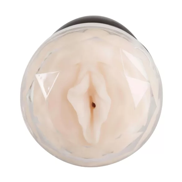 You2Toys - masturbátor vagína a anál - dvojitý - čierny