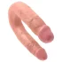 King Cock - dvojité dildo - stredné - telová farba