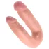 King Cock - dvojité dildo - stredné - telová farba