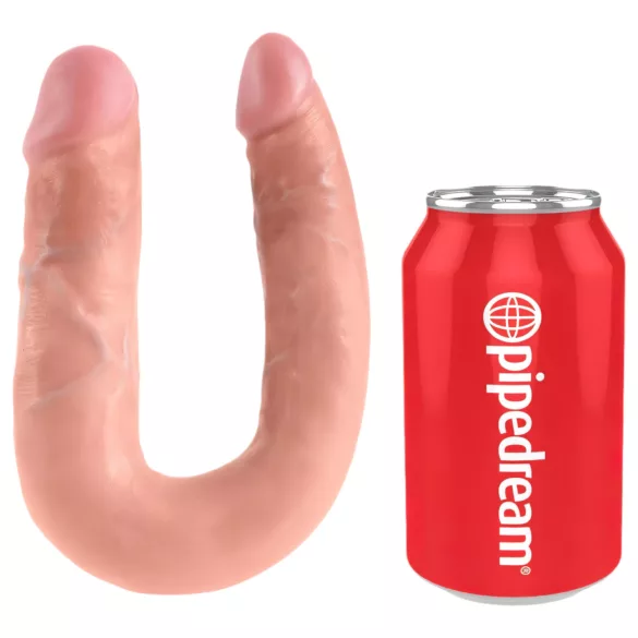 King Cock - dvojité dildo - stredné - telová farba