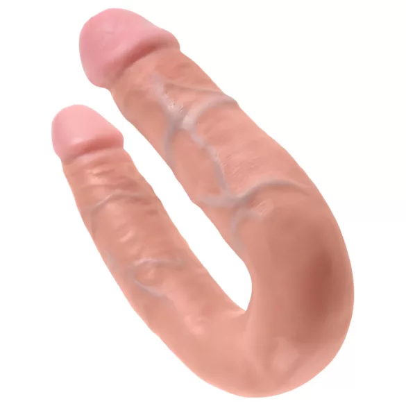 King Cock - dvojité dildo - stredné - telová farba