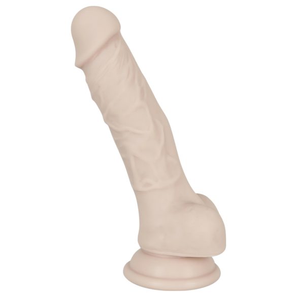 You2Toys - silikónový dildo s prísavkou - stredný - naturálny