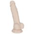 You2Toys - silikónový dildo s prísavkou - stredný - naturálny