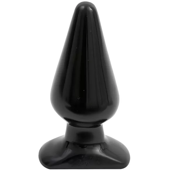 Doc Johnson - análny kolík - čierny, veľký - 14,5 cm