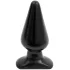 Doc Johnson - análny kolík - čierny, veľký - 14,5 cm