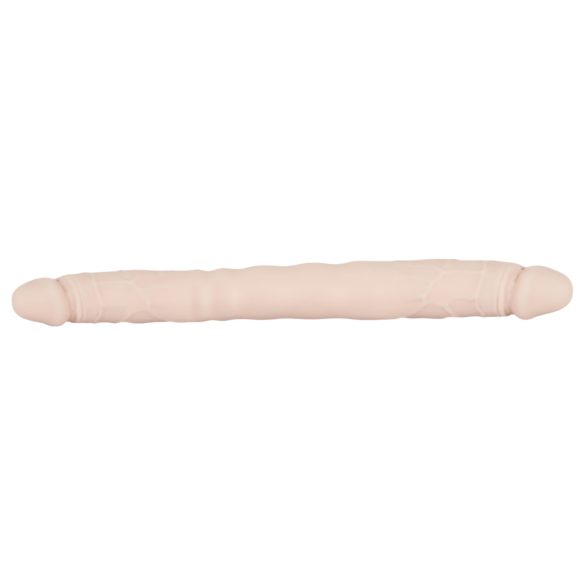 You2Toys - dvojitý dildo - 100% silikón - naturálny