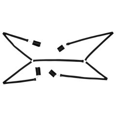 Bad Kitty - putá na posteľ - plyšové 5-dielna súprava