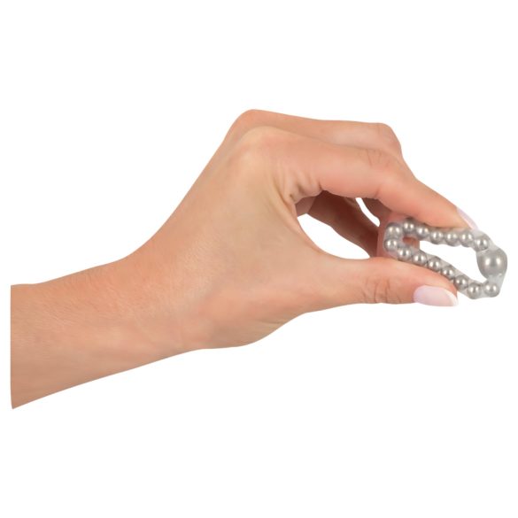 NMC - kovový erekčný krúžok - strieborný