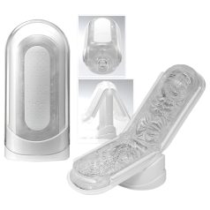   TENGA Flip Zero - masturbátor pre mužov - super stimulácia - biely