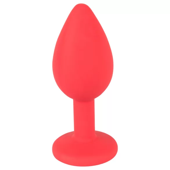 Colorful JOY - análny kolík - malý - silikón - červený