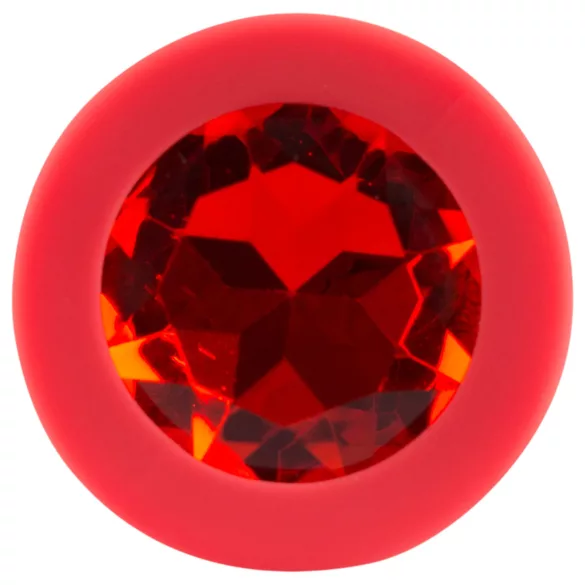 Colorful JOY - análny kolík - malý - silikón - červený