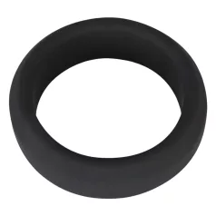   Black Velvets - erekčný krúžok hrubostenný 3,8 cm - čierny